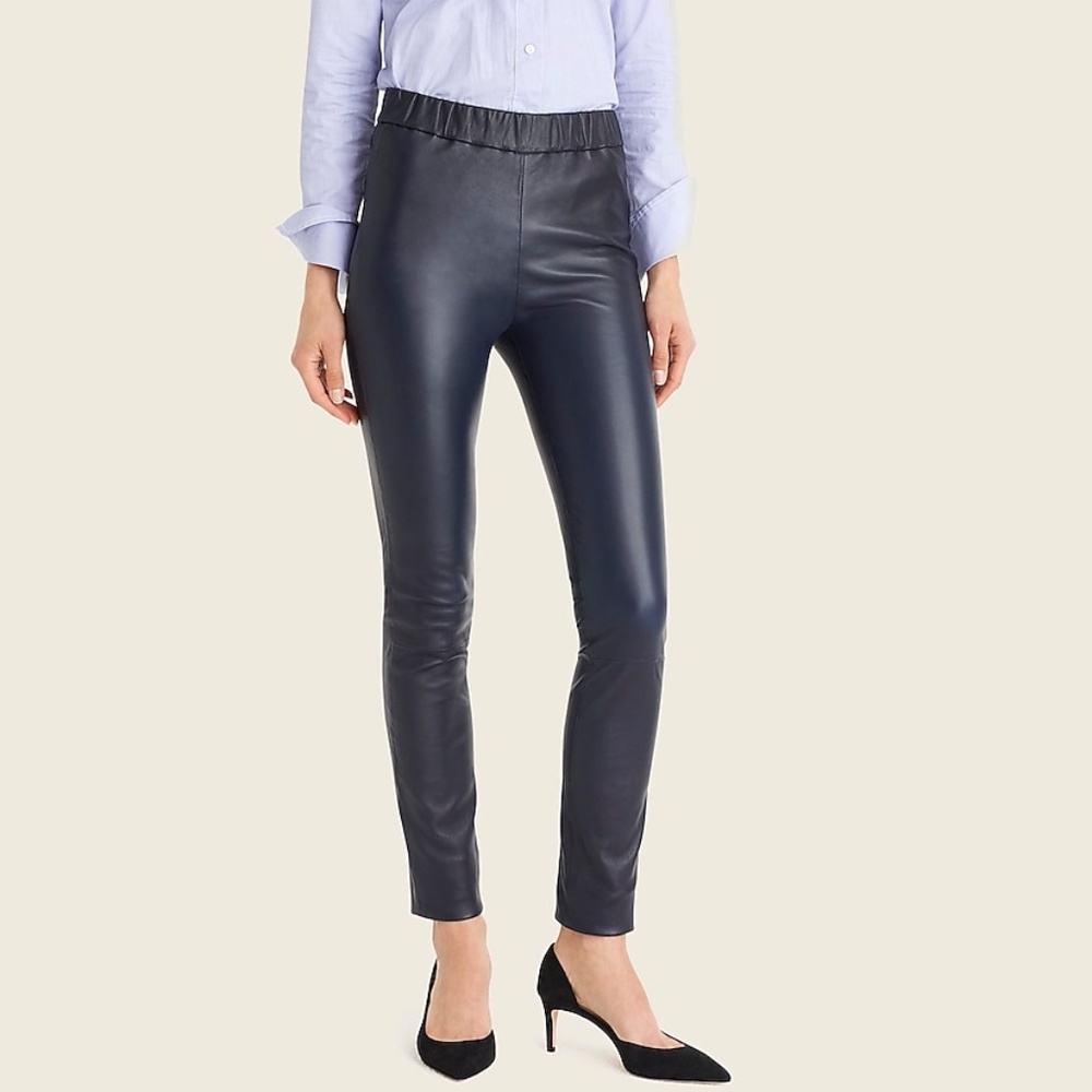JCrew Collection Leather Leggings